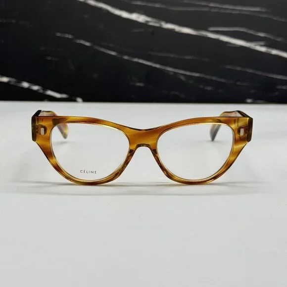 NEW CELINE HAVANA WOMEN EYEGLASSES CELINE CL50012I 056 - Picture 2 of 9